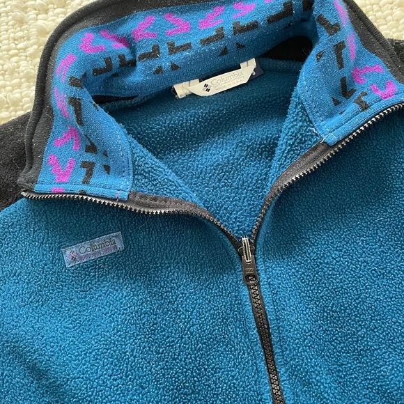 Vintage Jackets & Blazers - vintage columbia fleece jacket